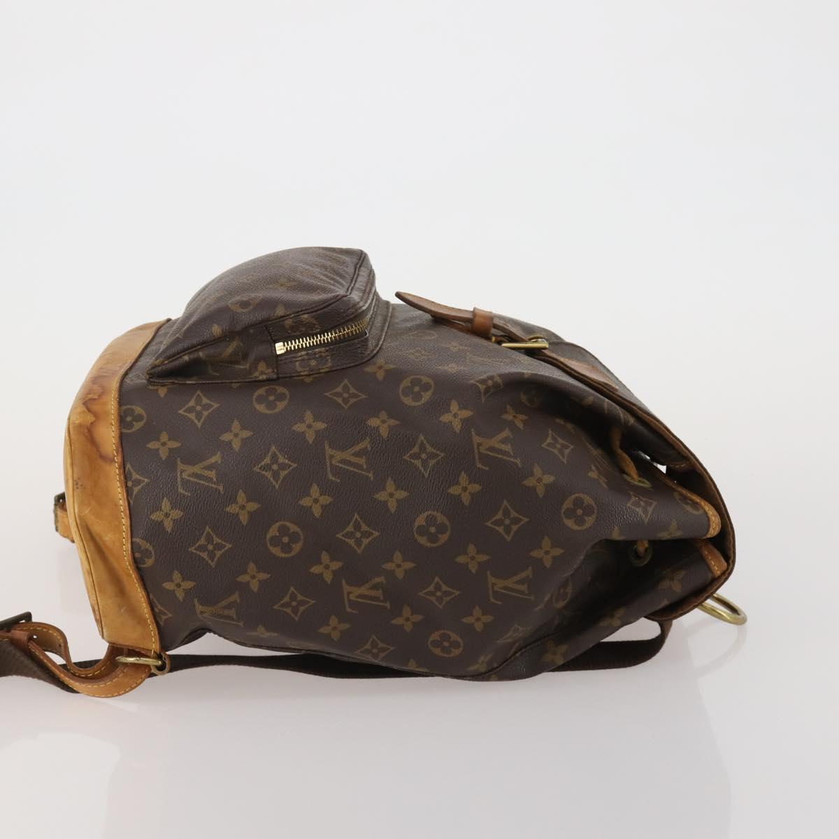 LOUIS VUITTON Monogram Montsouris GM Backpack M51135 LV Auth ep15758