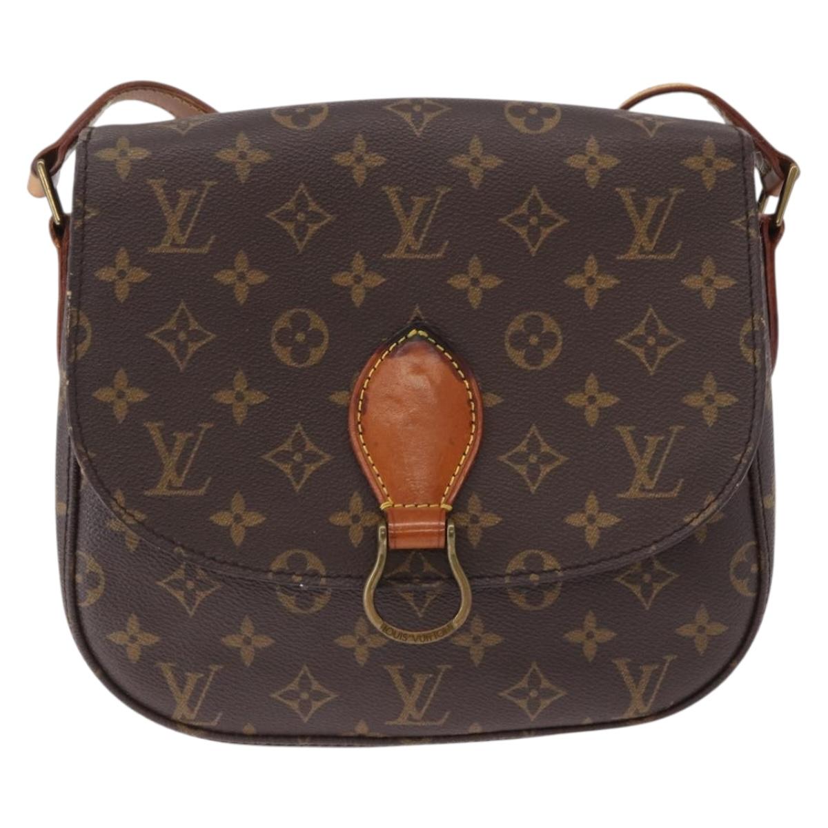 LOUIS VUITTON Monogram Saint Cloud GM Shoulder Bag M51242 LV Auth ep15770