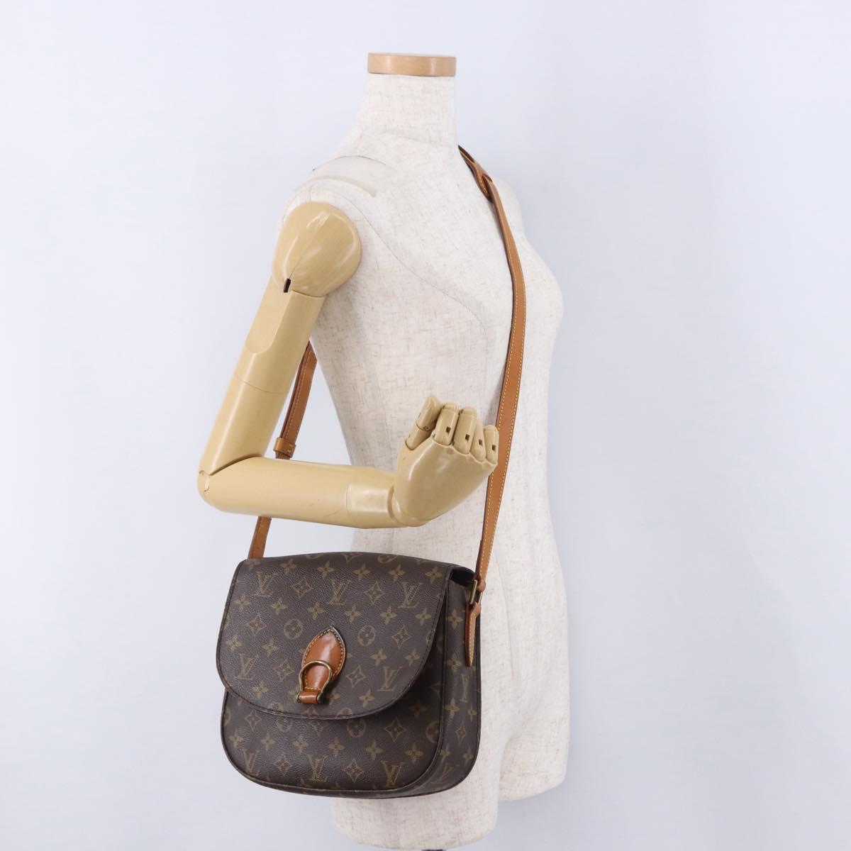 LOUIS VUITTON Monogram Saint Cloud GM Shoulder Bag M51242 LV Auth ep15770