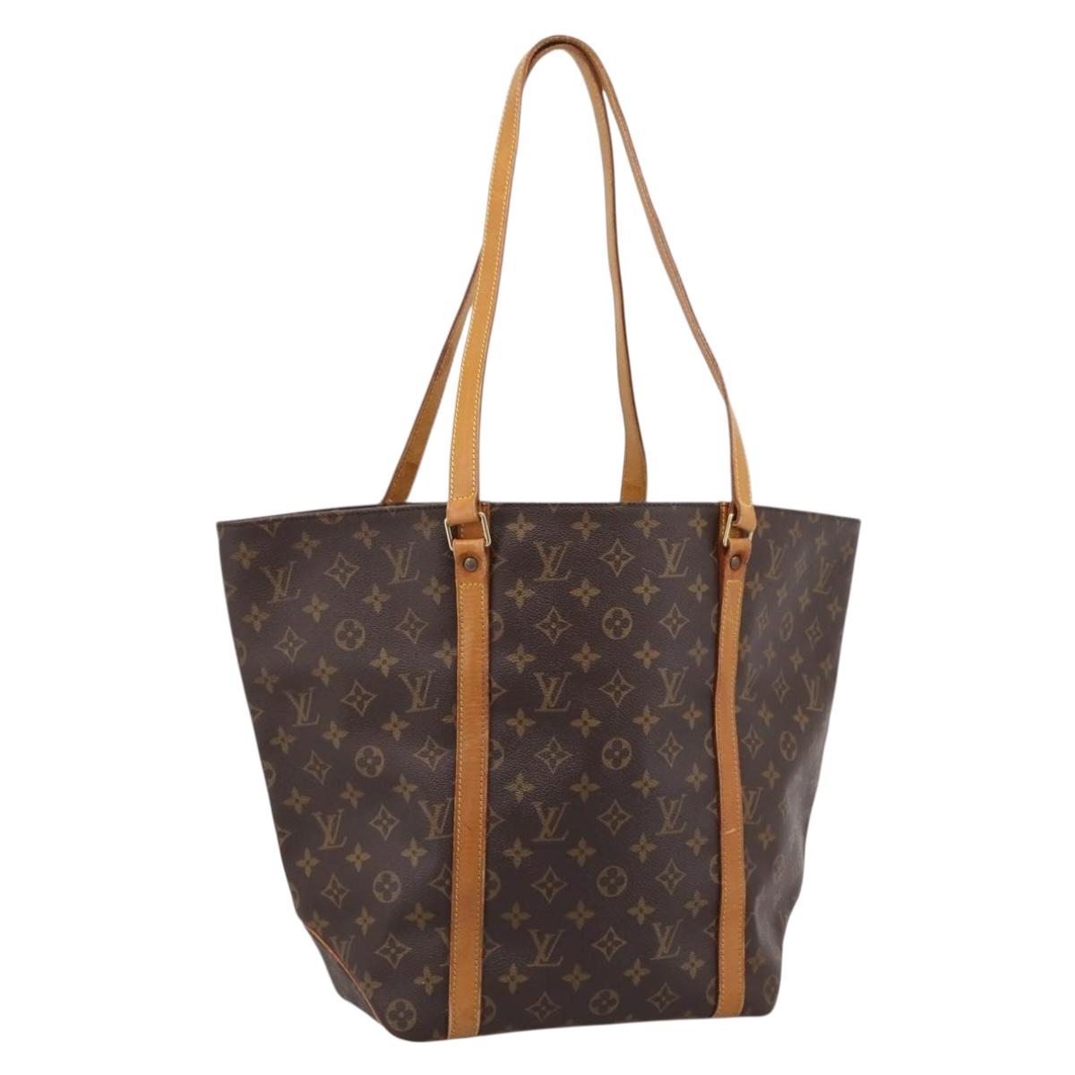LOUIS VUITTON Monogram Sac Shopping Tote Bag M51108 LV Auth ep15771