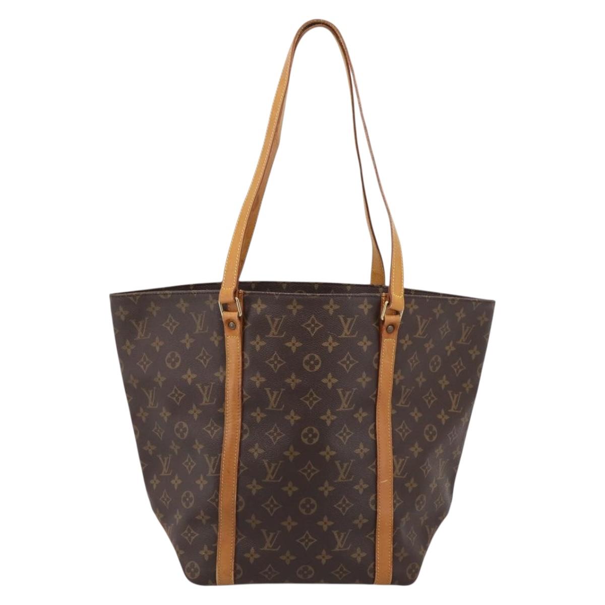 LOUIS VUITTON Monogram Sac Shopping Tote Bag M51108 LV Auth ep15771