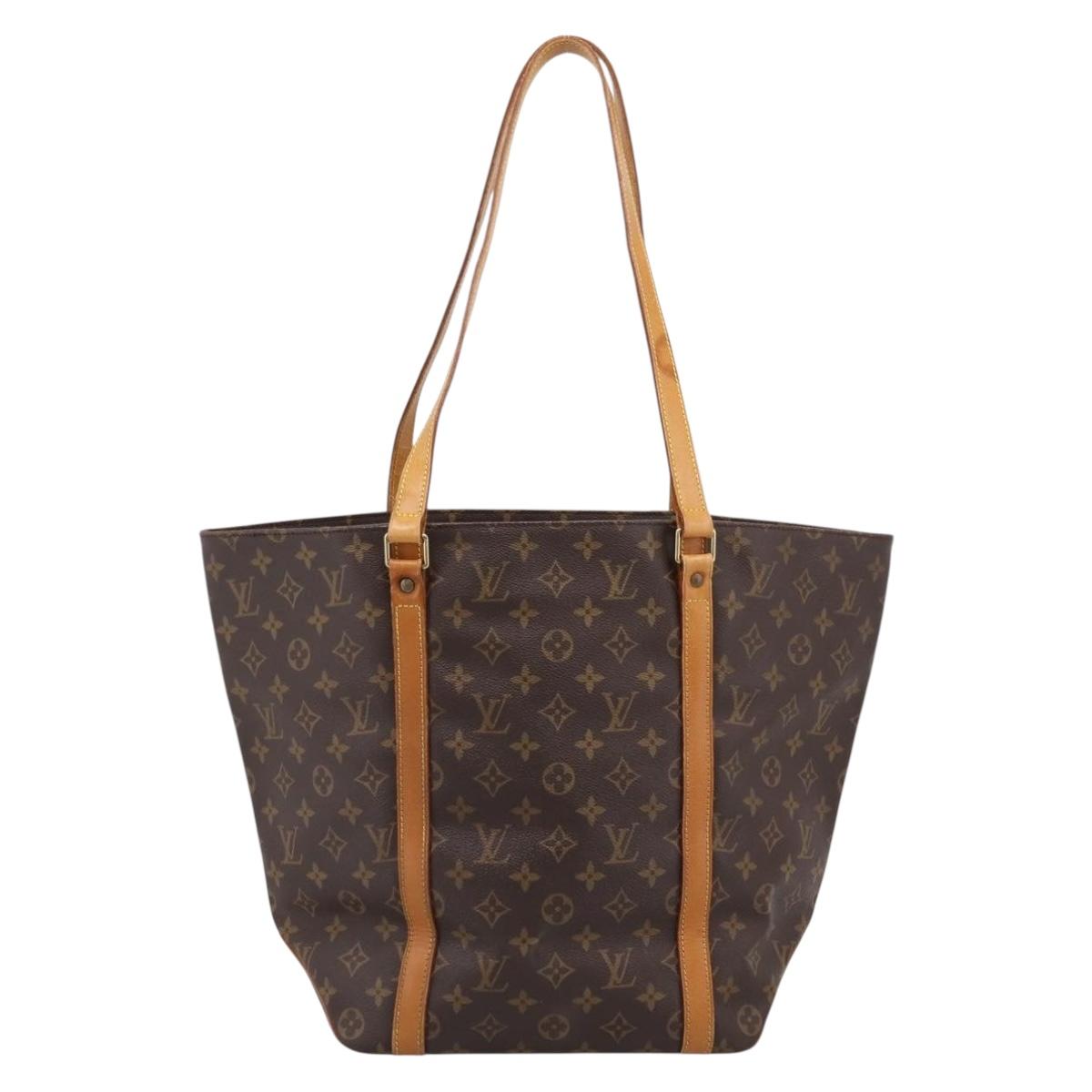 LOUIS VUITTON Monogram Sac Shopping Tote Bag M51108 LV Auth ep15771
