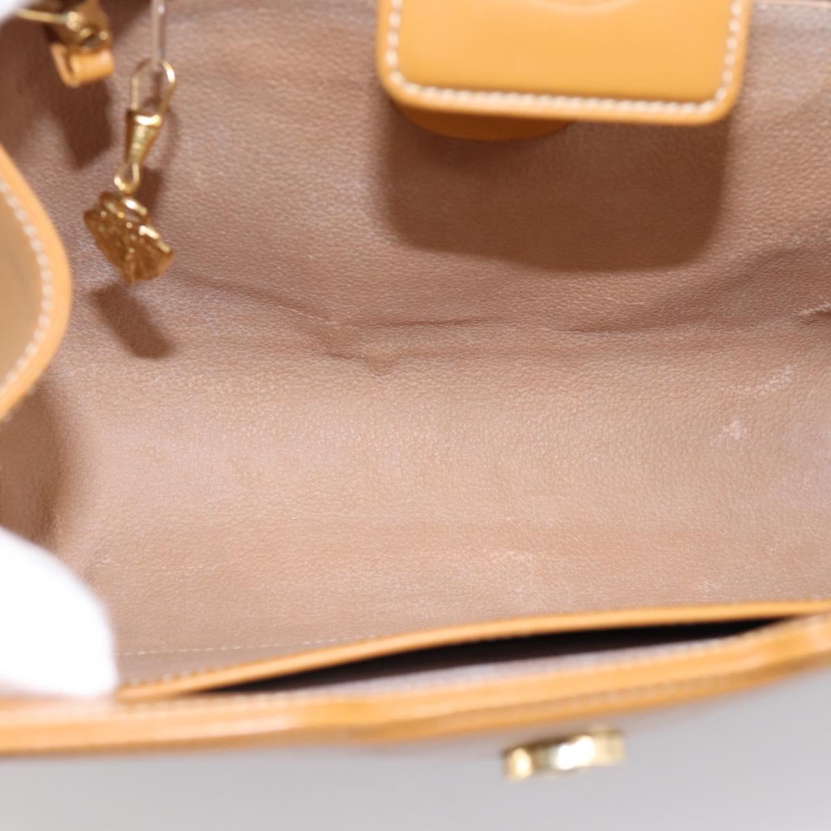 GUCCI Micro GG Canvas Shoulder Bag PVC Beige Gold Tone 004 113 0364 Auth ep15782