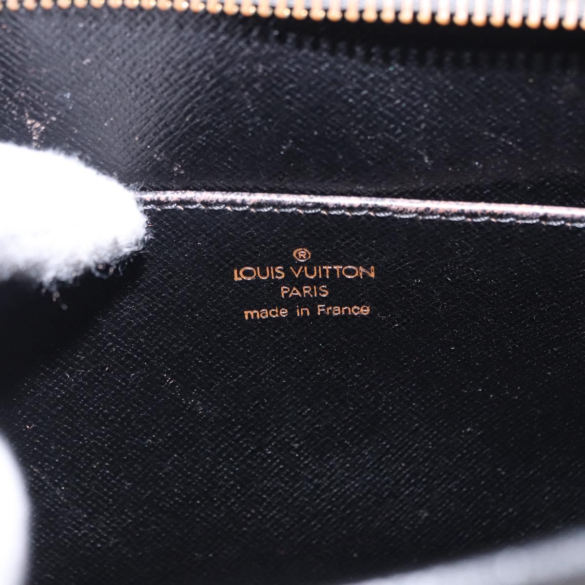 LOUIS VUITTON Epi Pochette Homme Clutch Bag Black M52522 LV Auth ep15793