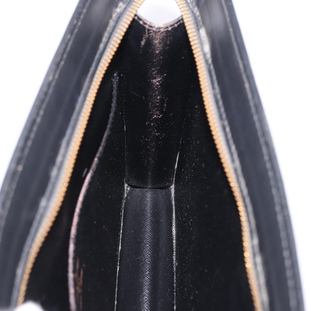 LOUIS VUITTON Epi Pochette Homme Clutch Bag Black M52522 LV Auth ep15793