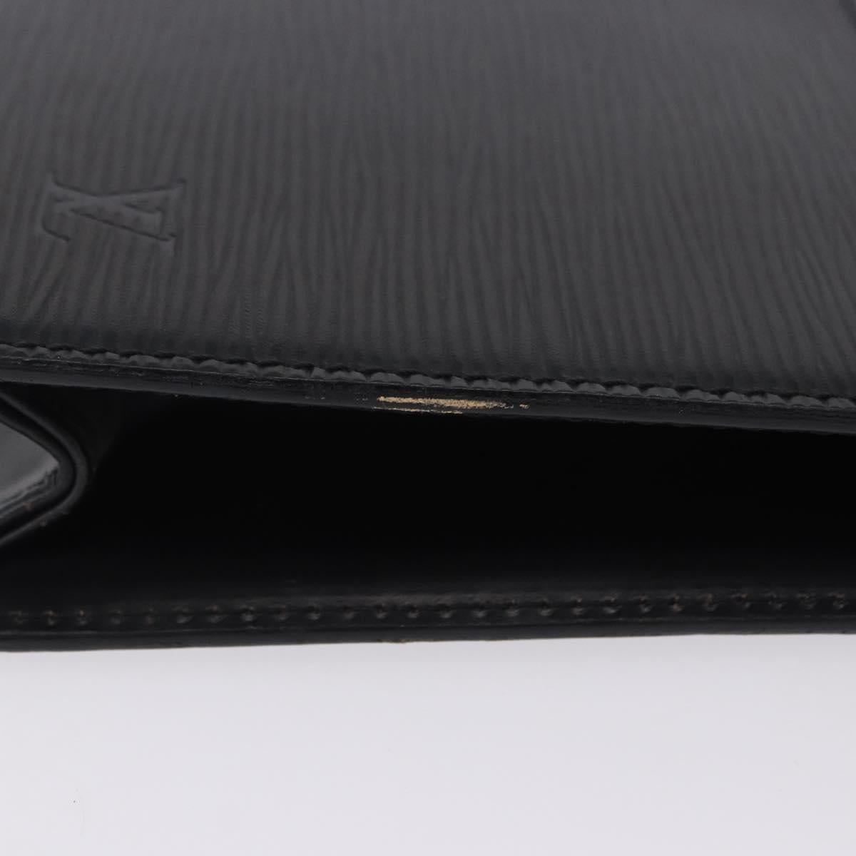LOUIS VUITTON Epi Pochette Homme Clutch Bag Black M52522 LV Auth ep15793