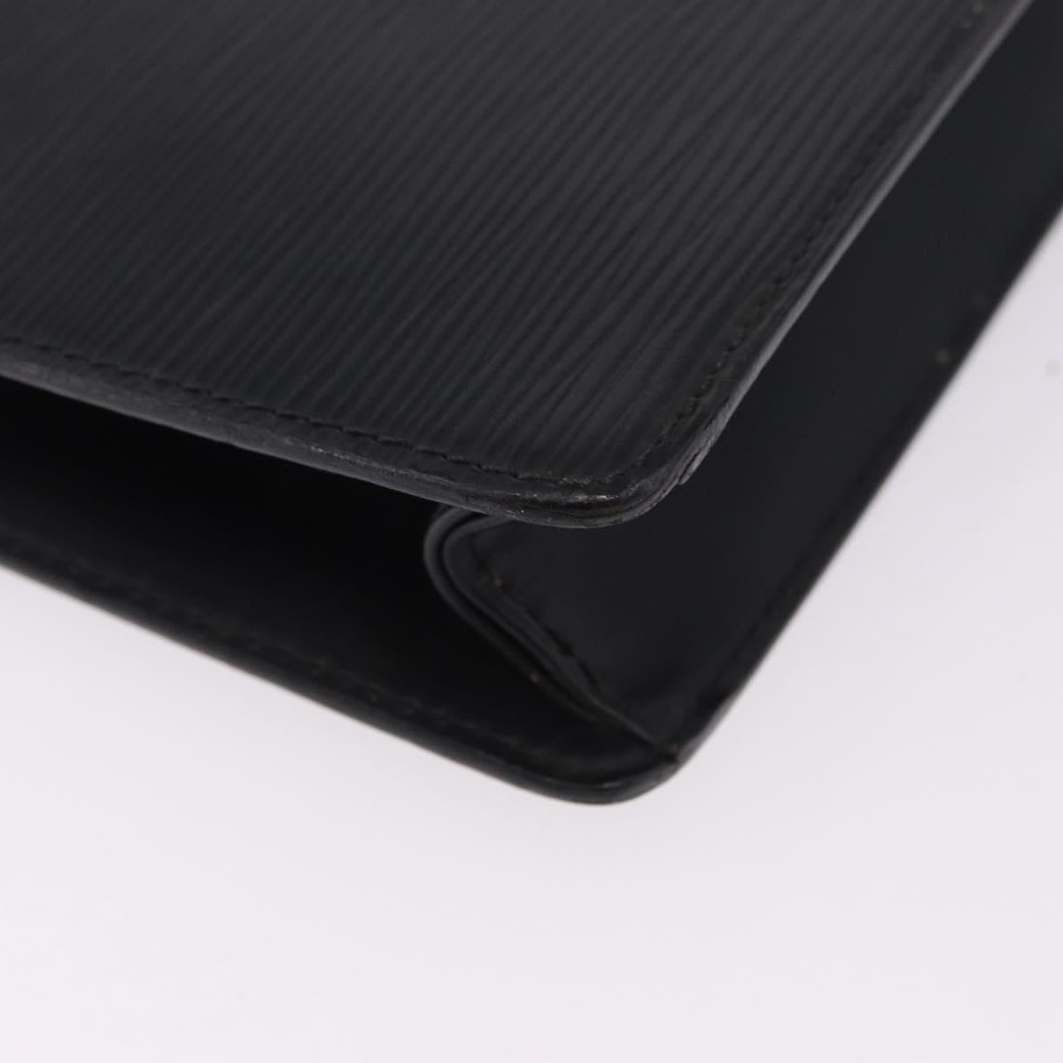 LOUIS VUITTON Epi Pochette Homme Clutch Bag Black M52522 LV Auth ep15793