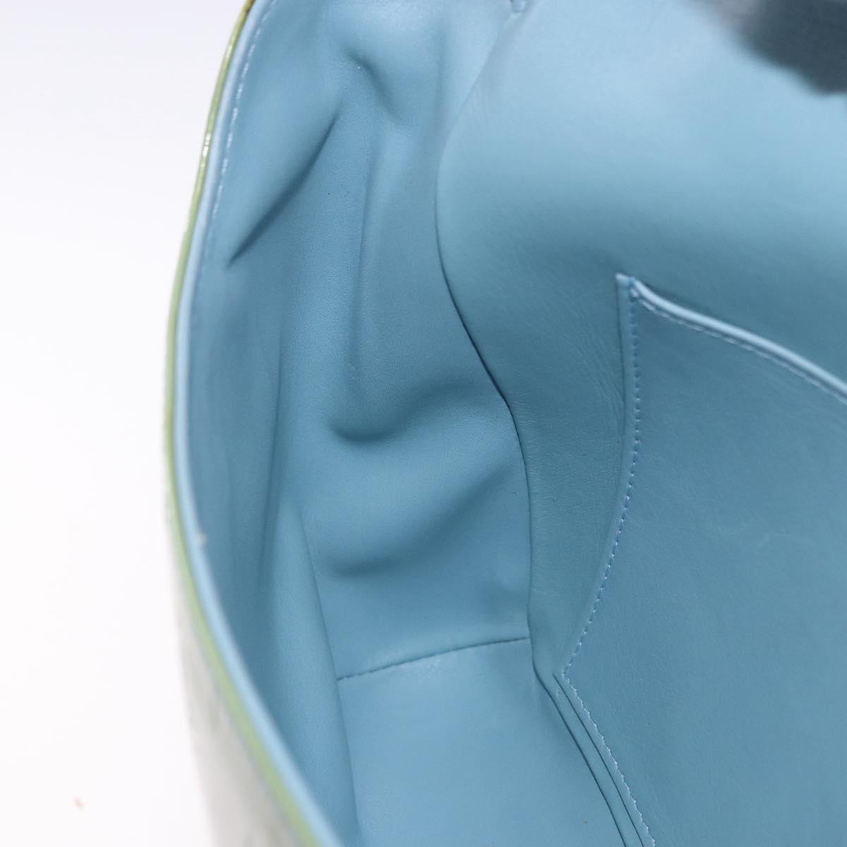 LOUIS VUITTON Monogram Vernis Thompson Street Bag Baby Blue M91009 Auth ep15797