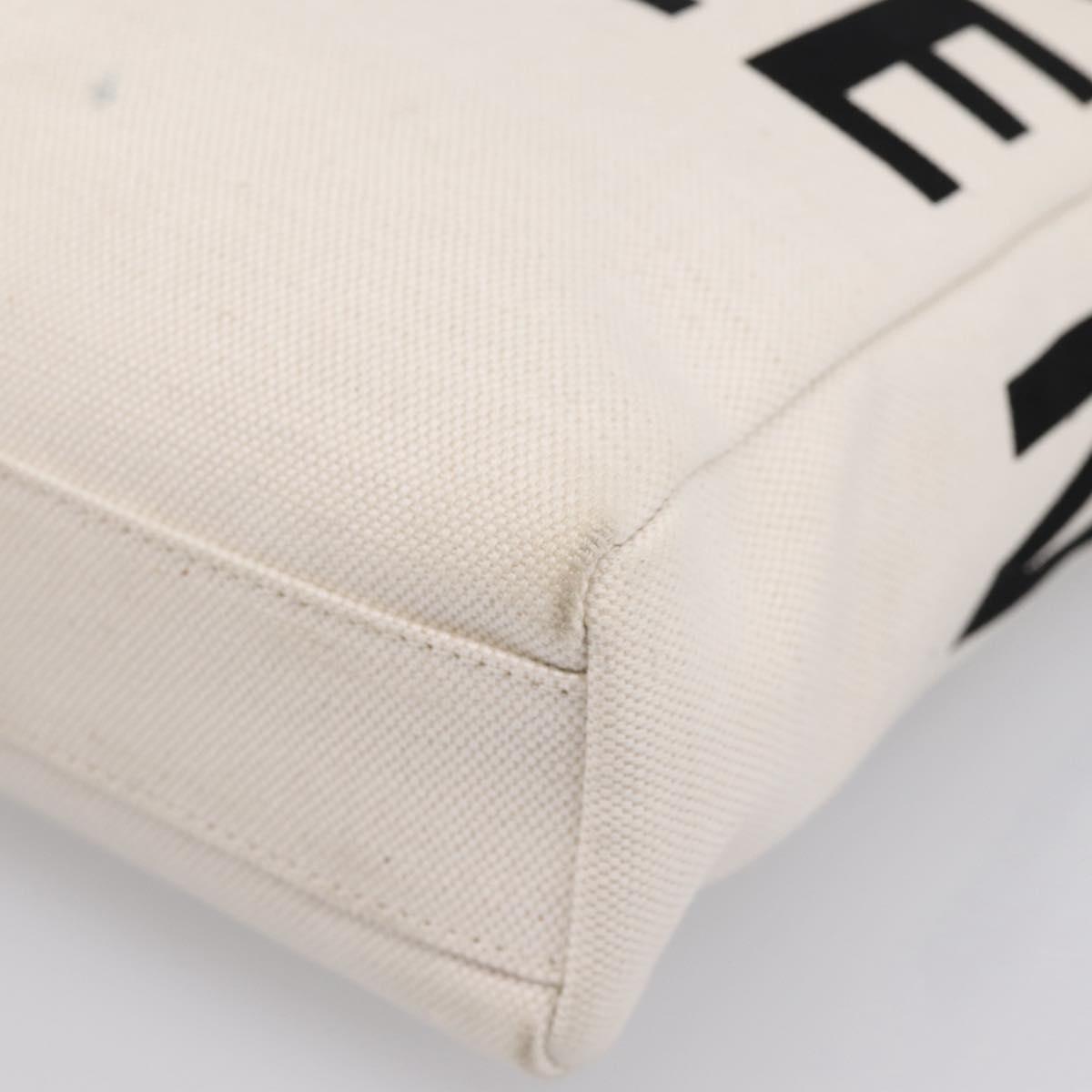 BALENCIAGA Everyday Tote Bag Canvas 2way White Black 544459 Auth ep15802