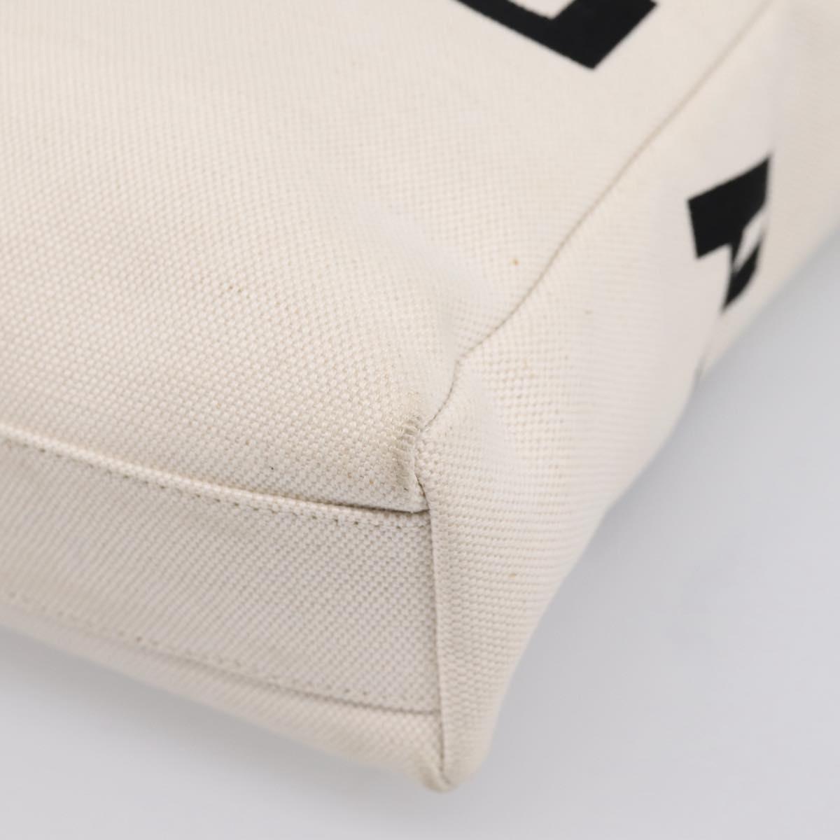 BALENCIAGA Everyday Tote Bag Canvas 2way White Black 544459 Auth ep15802