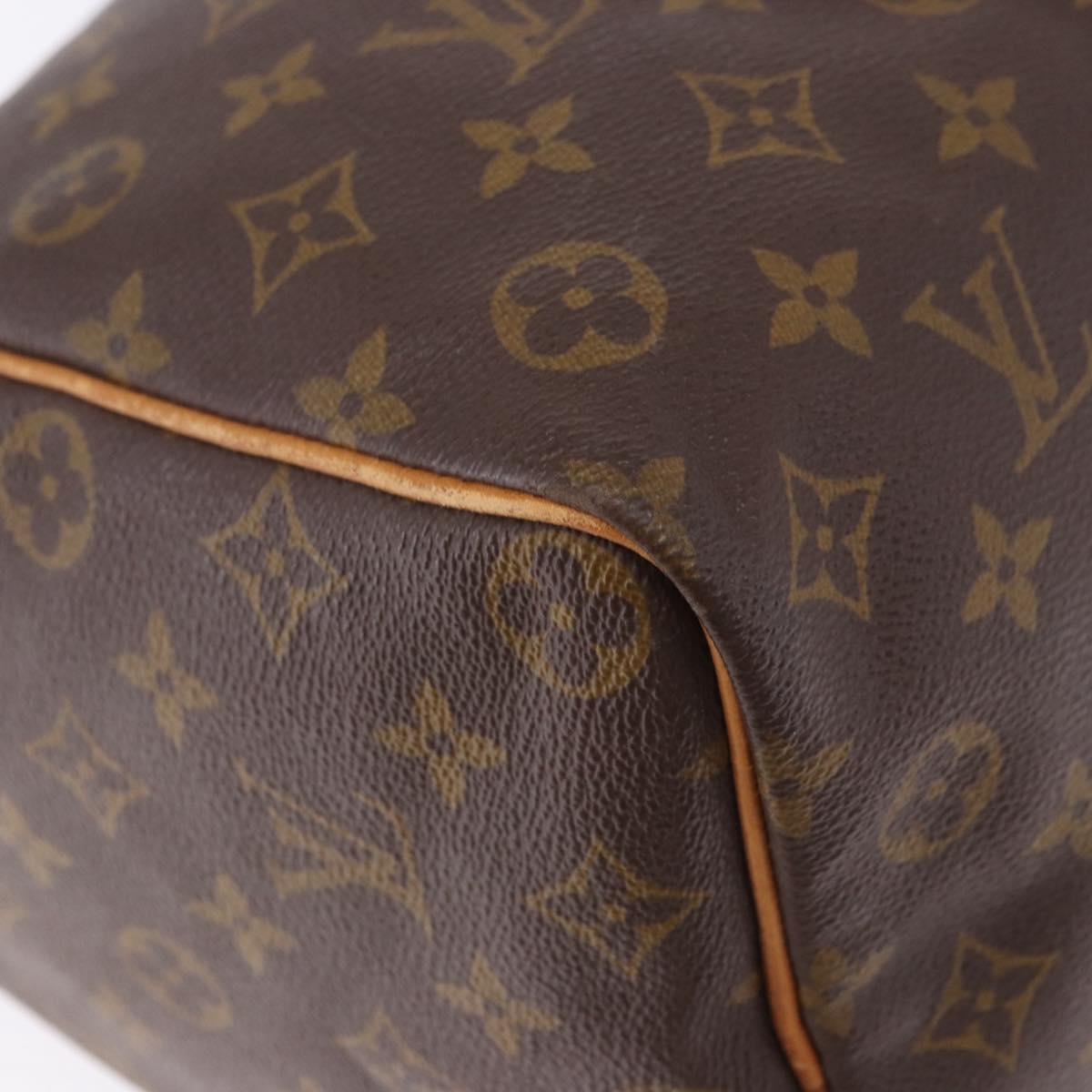 LOUIS VUITTON Monogram Speedy 35 Hand Bag M41524 LV Auth ep15805