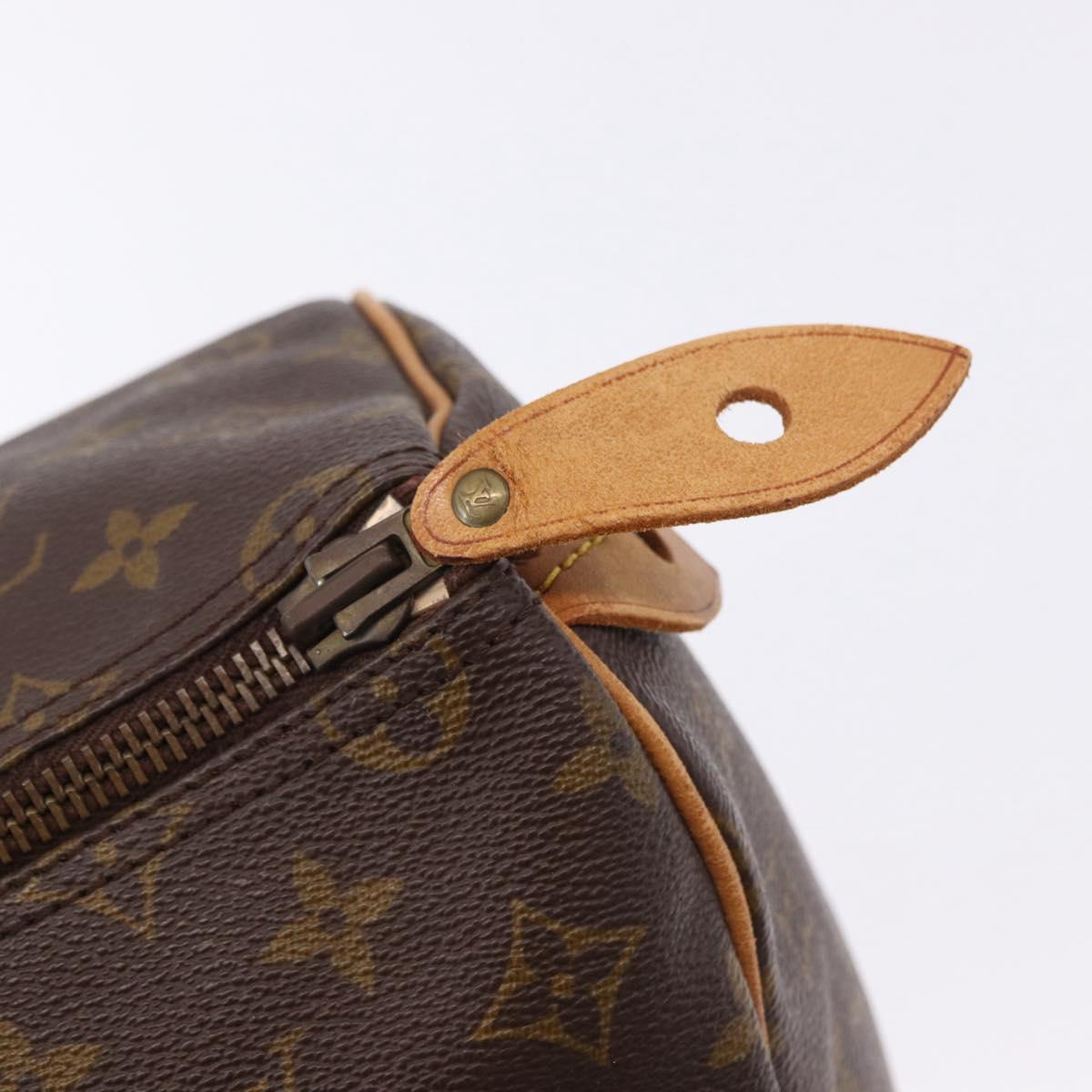 LOUIS VUITTON Monogram Speedy 35 Hand Bag M41524 LV Auth ep15805