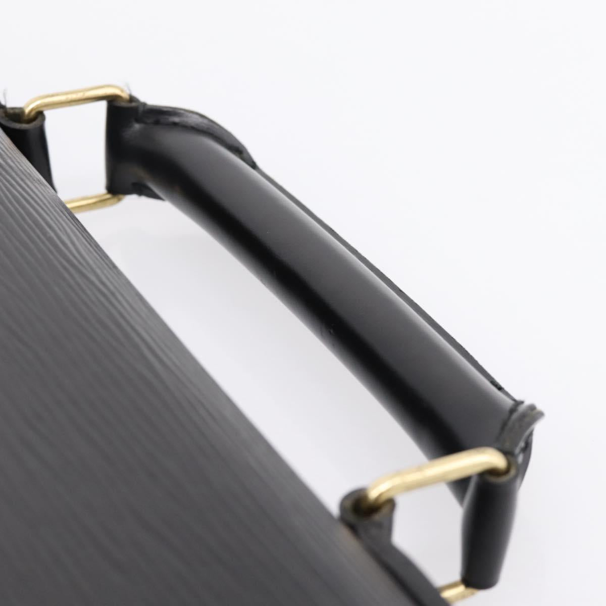 LOUIS VUITTON Epi Serviette Conseiller Briefcase Black M54422 LV Auth ep15809A