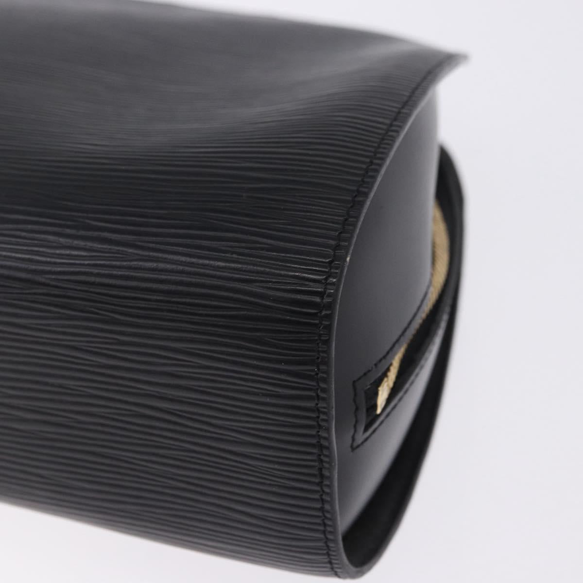 LOUIS VUITTON Epi Dauphine GM Pouch Black M48432 LV Auth ep15811