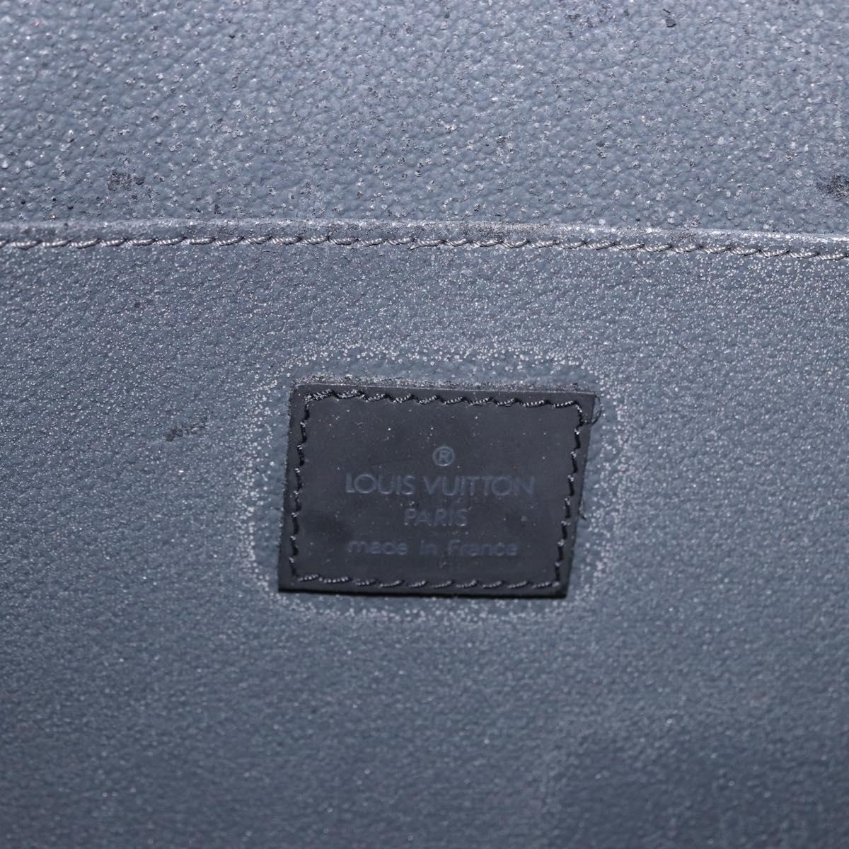 LOUIS VUITTON Epi Dauphine GM Pouch Black M48432 LV Auth ep15811