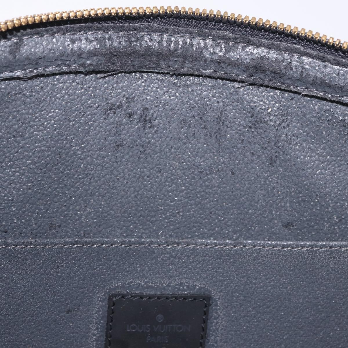 LOUIS VUITTON Epi Dauphine GM Pouch Black M48432 LV Auth ep15811