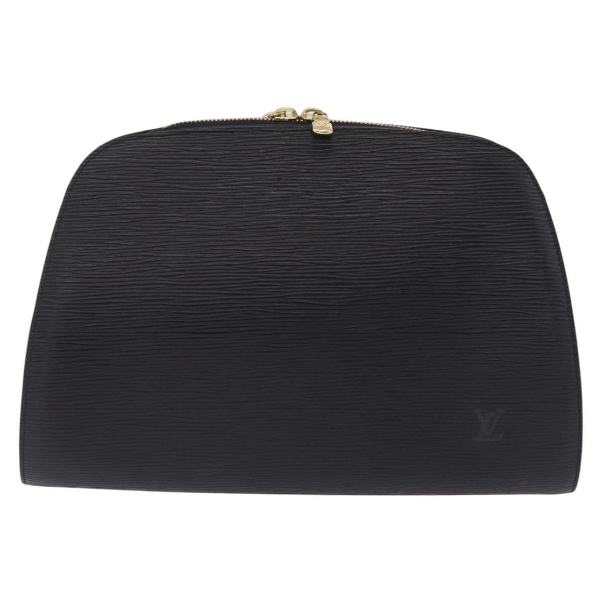 LOUIS VUITTON Epi Dauphine GM Pouch Black M48432 LV Auth ep15811