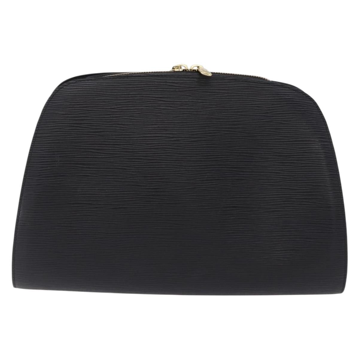 LOUIS VUITTON Epi Dauphine GM Pouch Black M48432 LV Auth ep15811