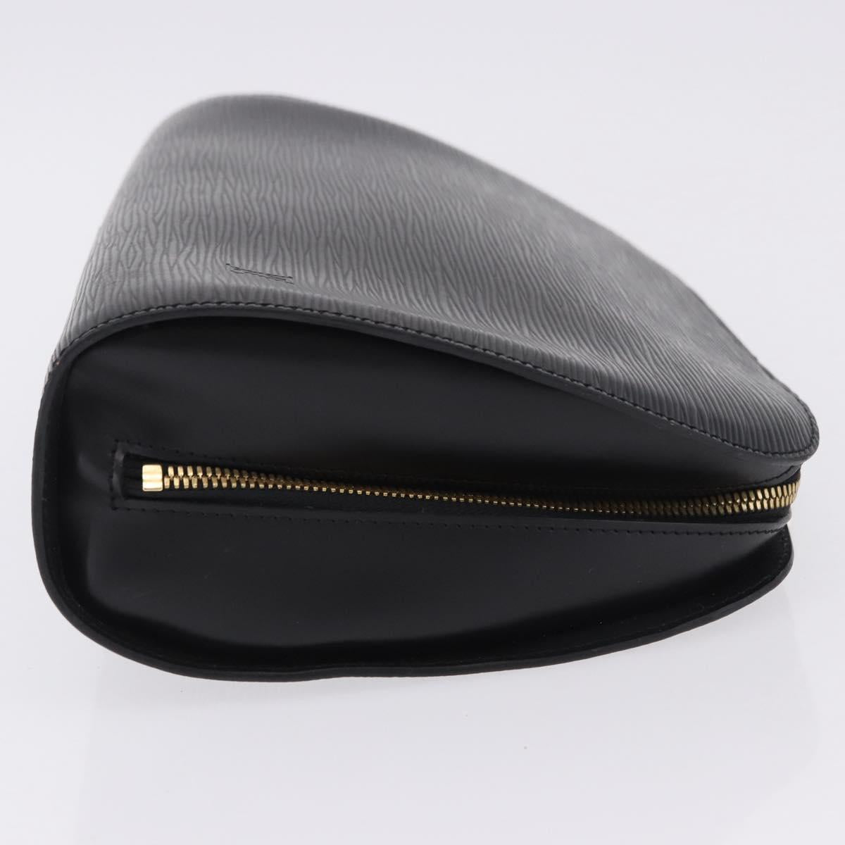 LOUIS VUITTON Epi Dauphine GM Pouch Black M48432 LV Auth ep15811
