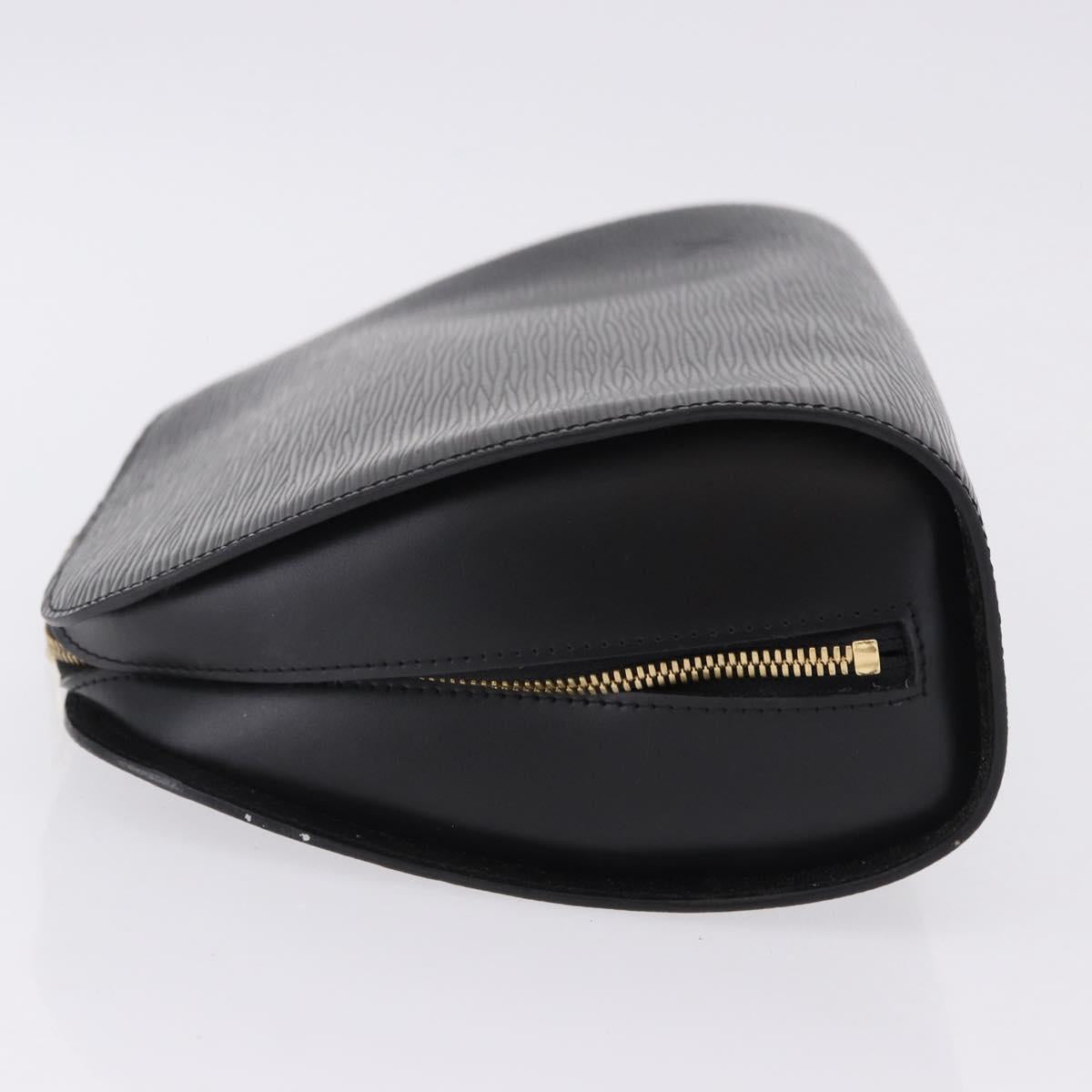LOUIS VUITTON Epi Dauphine GM Pouch Black M48432 LV Auth ep15811