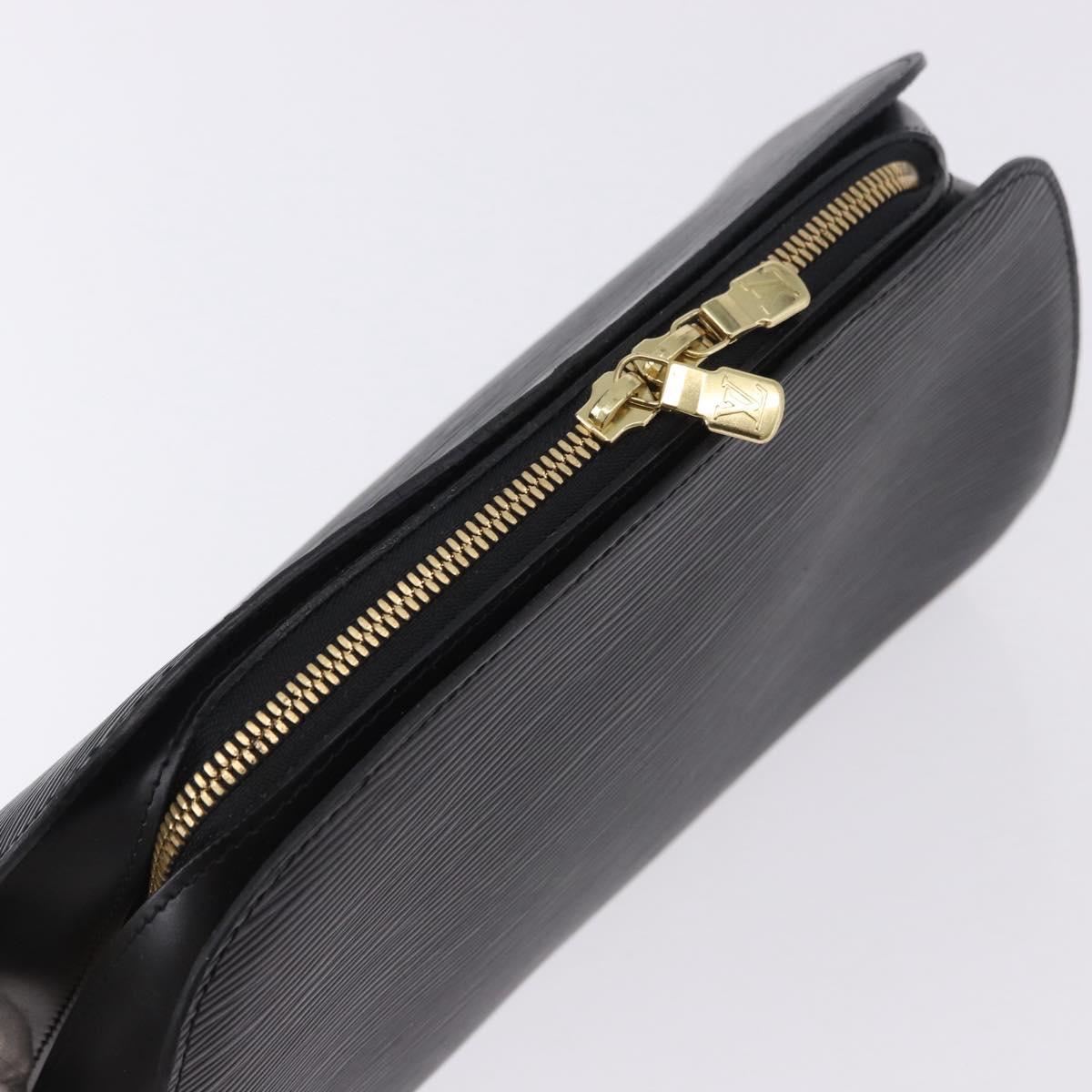 LOUIS VUITTON Epi Dauphine GM Pouch Black M48432 LV Auth ep15811