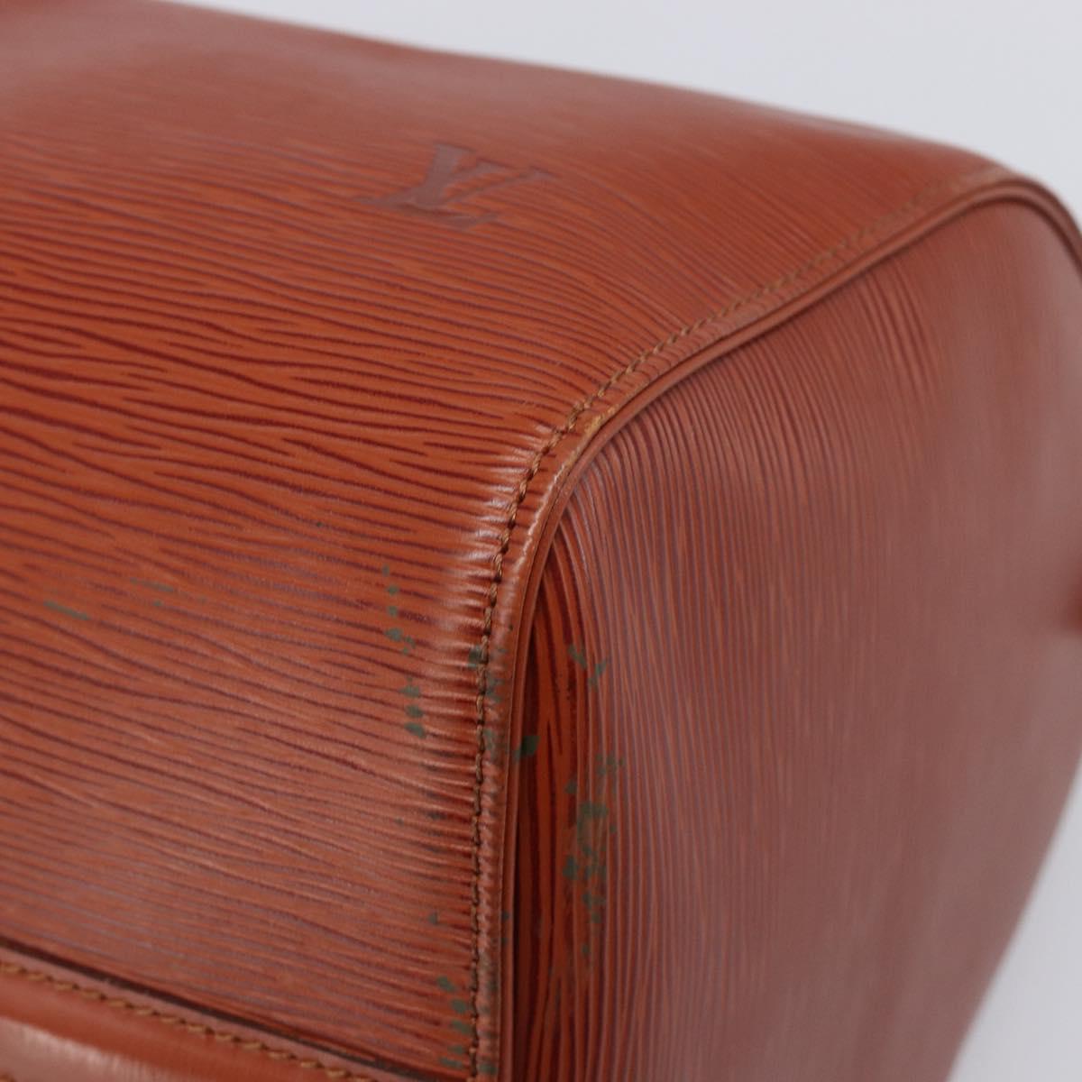 LOUIS VUITTON Epi Speedy 35 Hand Bag Brown M42993 LV Auth ep15819A