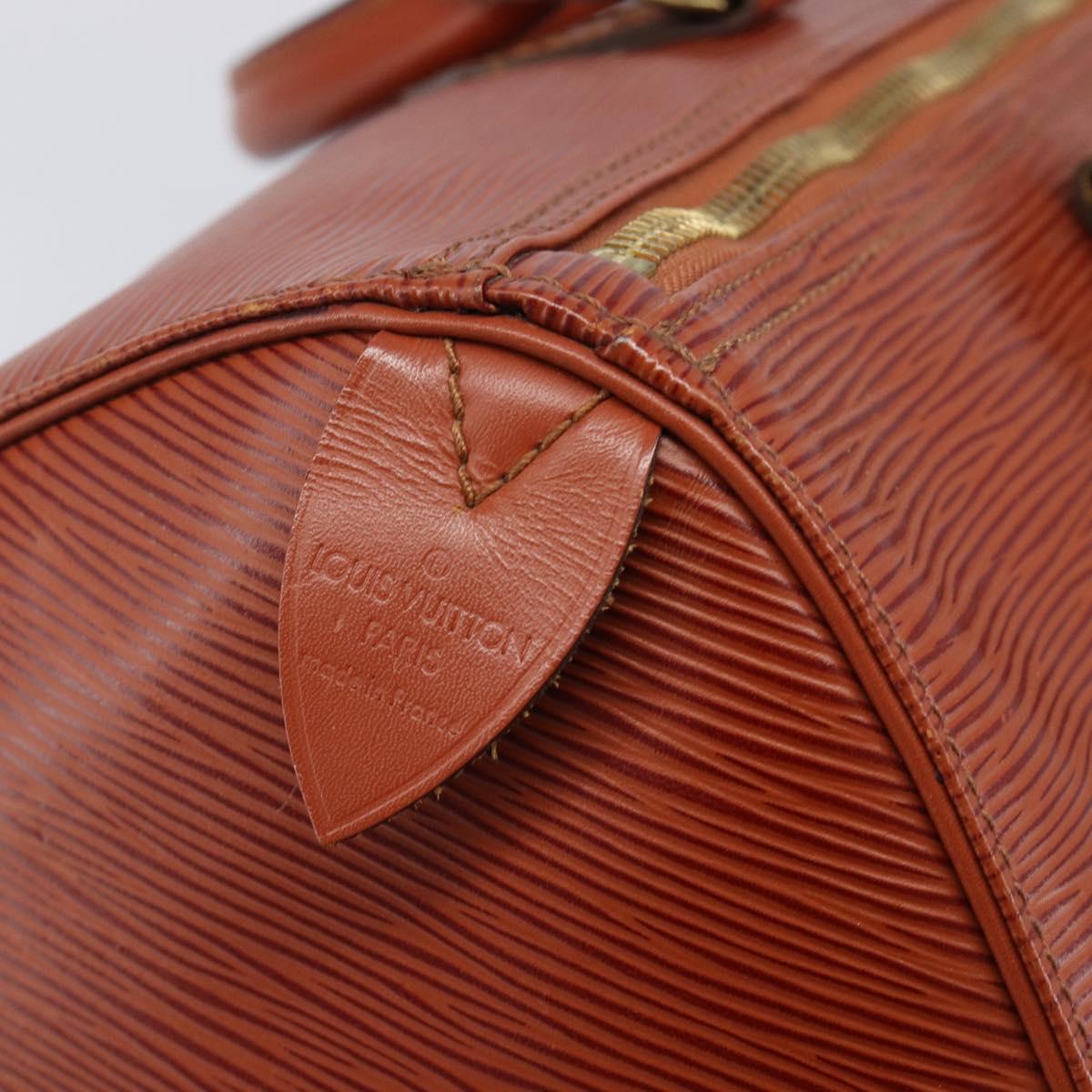 LOUIS VUITTON Epi Speedy 35 Hand Bag Brown M42993 LV Auth ep15819A