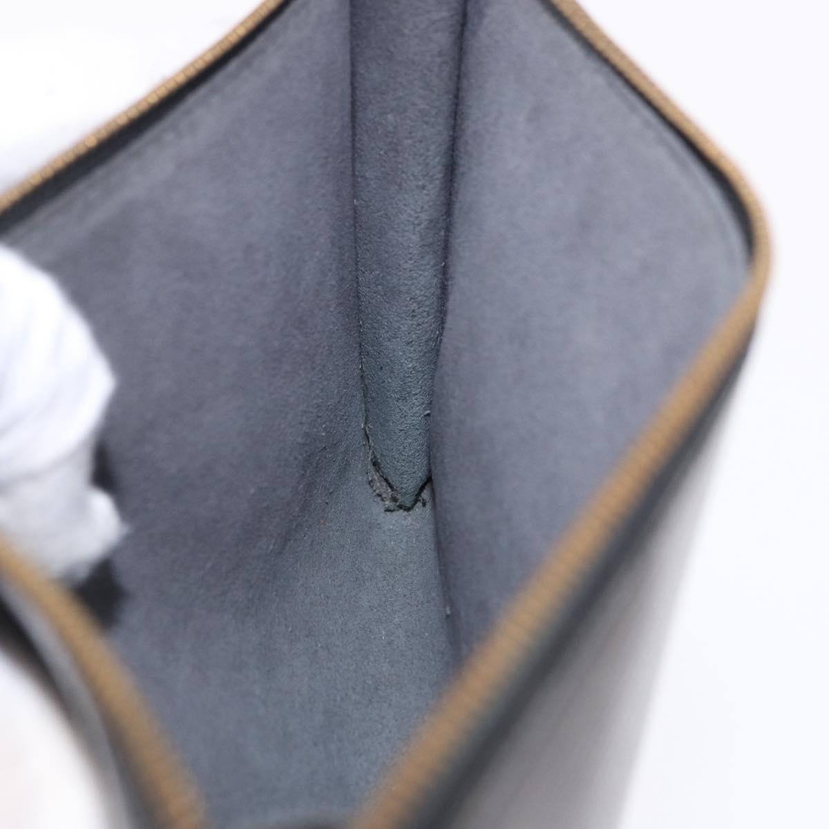 LOUIS VUITTON Epi Pochette Accessoires Accessory Pouch Black M52982 Auth ep15820