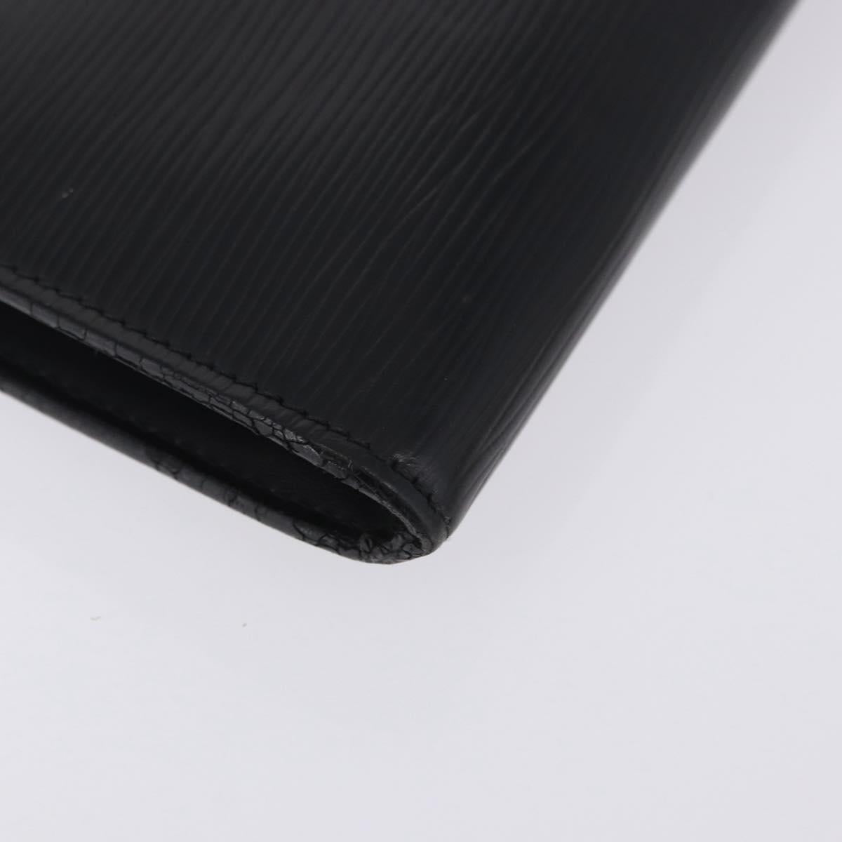 LOUIS VUITTON Epi Pochette Accessoires Accessory Pouch Black M52982 Auth ep15820