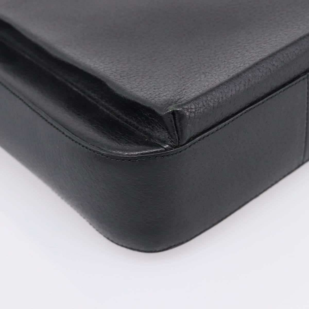 GUCCI Hand Bag Leather Black 002 1793 0463 Auth ep15822