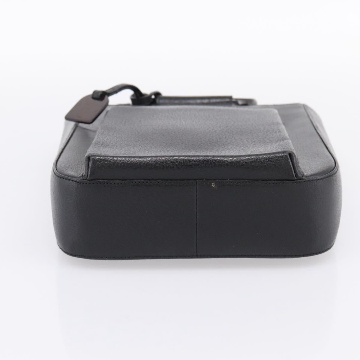 GUCCI Hand Bag Leather Black 002 1793 0463 Auth ep15822