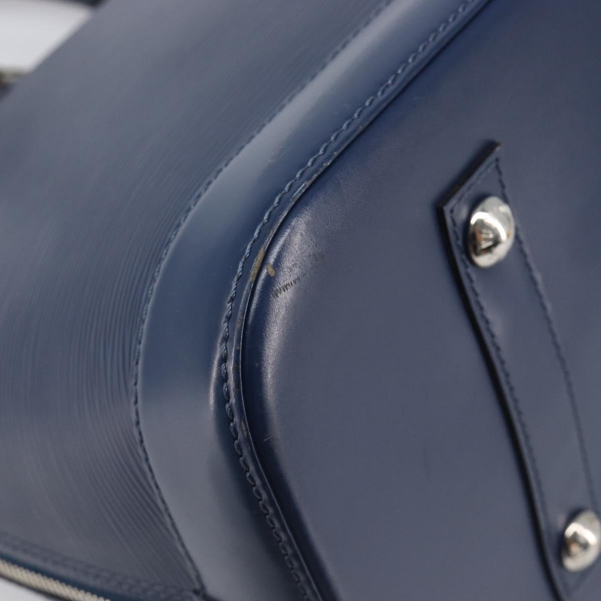LOUIS VUITTON Epi Alma GM Hand Bag Andigo Blue M40628 LV Auth ep15831