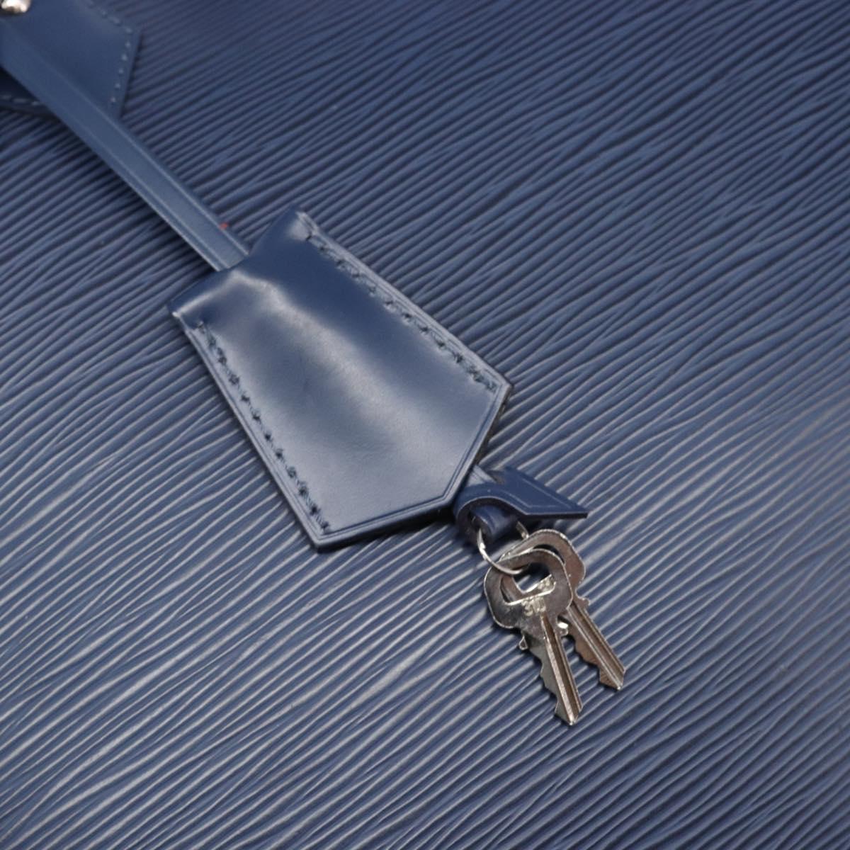 LOUIS VUITTON Epi Alma GM Hand Bag Andigo Blue M40628 LV Auth ep15831