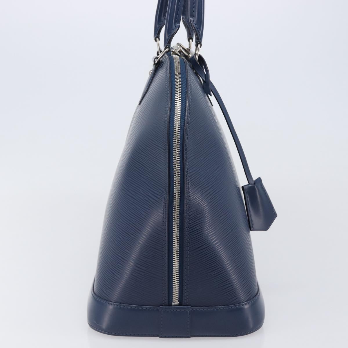 LOUIS VUITTON Epi Alma GM Hand Bag Andigo Blue M40628 LV Auth ep15831