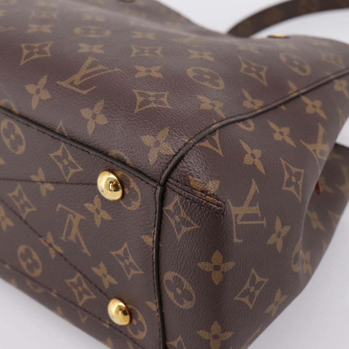 LOUIS VUITTON Monogram Montaigne MM Tote Bag 2way M41056 LV Auth ep15832V
