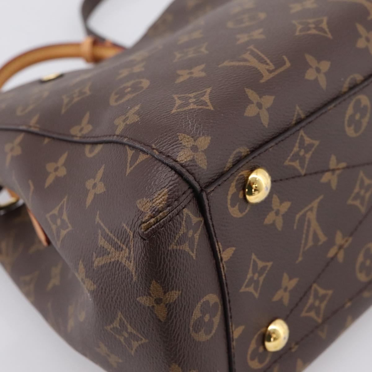LOUIS VUITTON Monogram Montaigne MM Tote Bag 2way M41056 LV Auth ep15832V