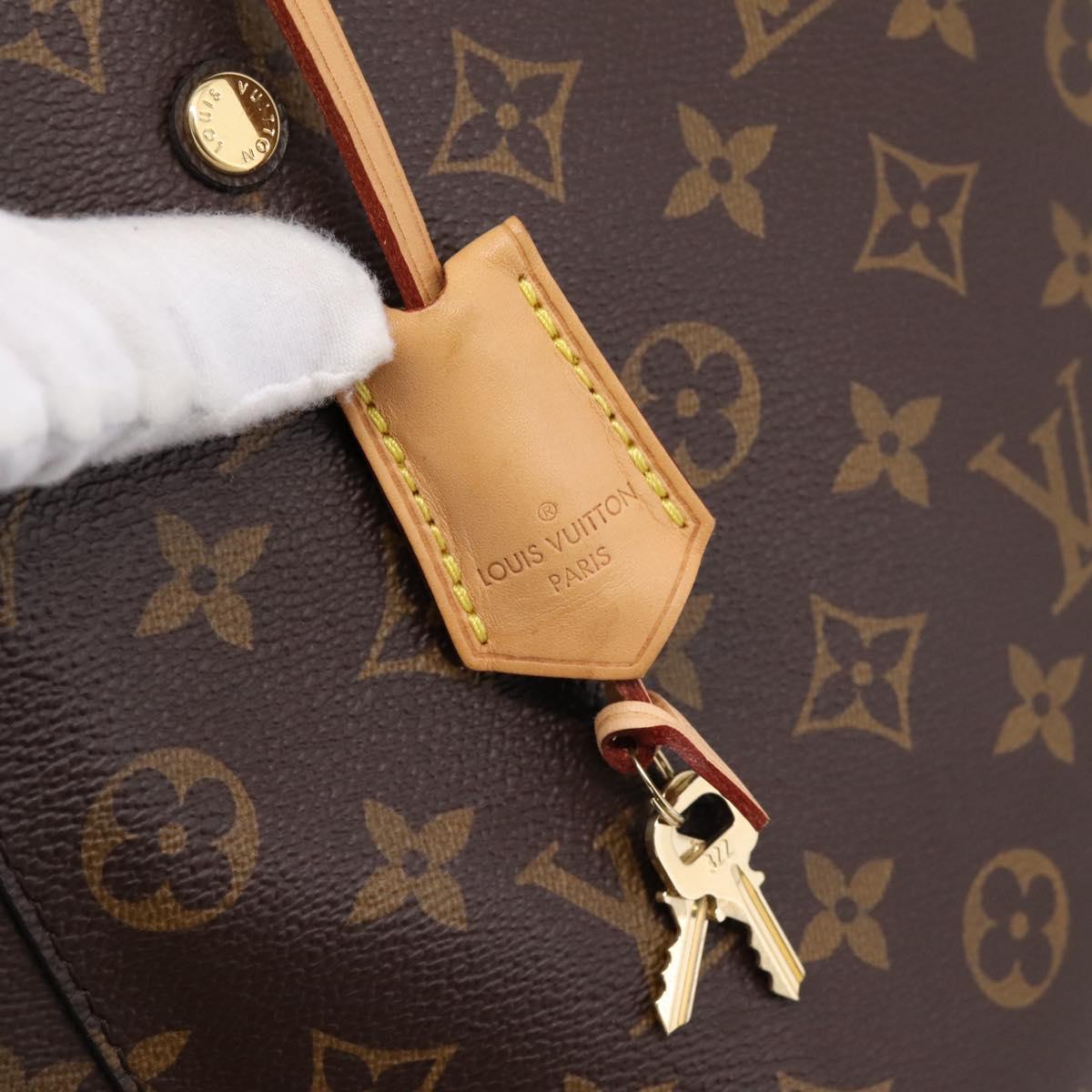 LOUIS VUITTON Monogram Montaigne MM Tote Bag 2way M41056 LV Auth ep15832V