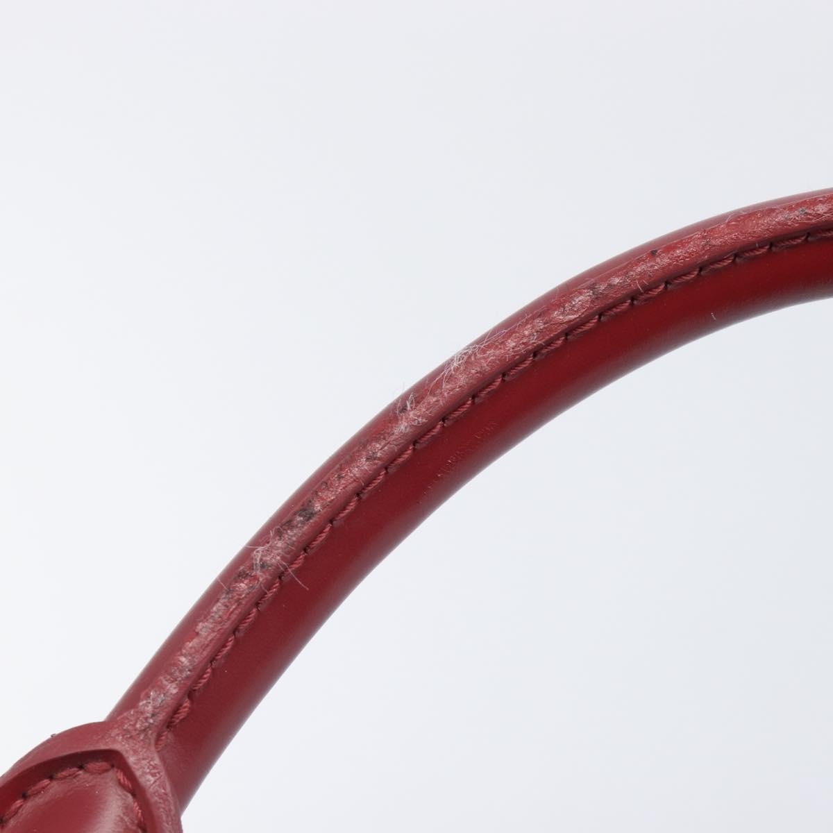LOUIS VUITTON Epi Boring Montaigne GM Hand Bag Red M5931M LV Auth ep15834V