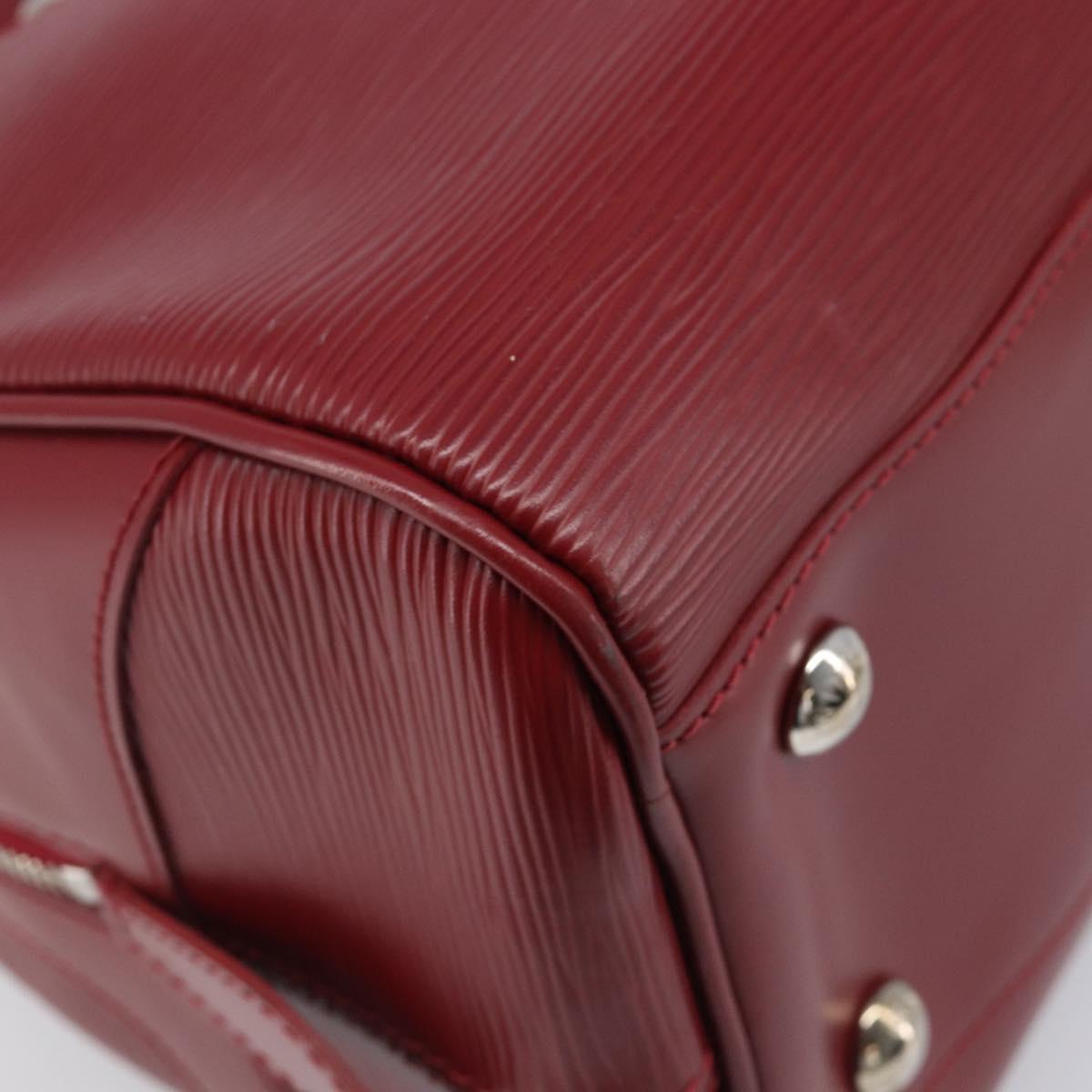 LOUIS VUITTON Epi Boring Montaigne GM Hand Bag Red M5931M LV Auth ep15834V