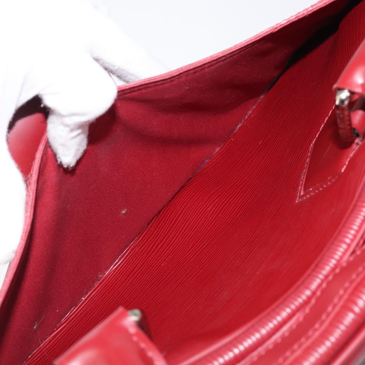 LOUIS VUITTON Epi Boring Montaigne GM Hand Bag Red M5931M LV Auth ep15834V