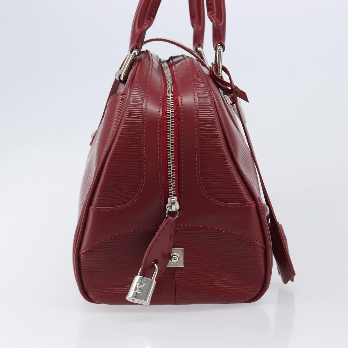LOUIS VUITTON Epi Boring Montaigne GM Hand Bag Red M5931M LV Auth ep15834V