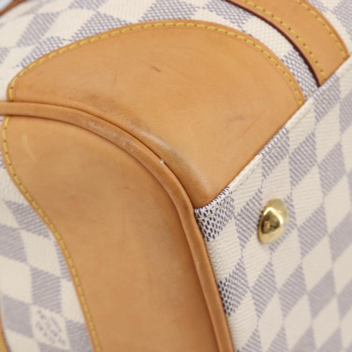 LOUIS VUITTON Damier Azur Berkeley Hand Bag N52001 LV Auth ep15835A