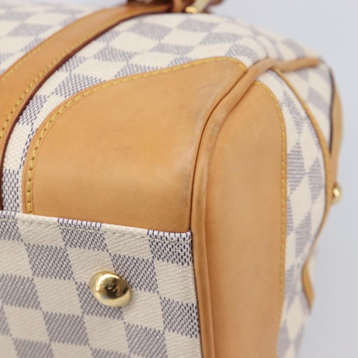 LOUIS VUITTON Damier Azur Berkeley Hand Bag N52001 LV Auth ep15835A