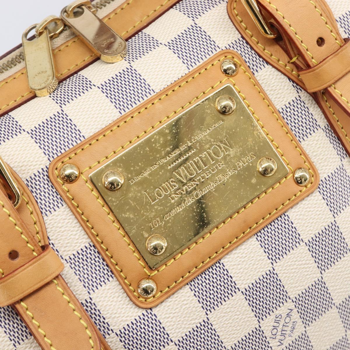 LOUIS VUITTON Damier Azur Berkeley Hand Bag N52001 LV Auth ep15835A