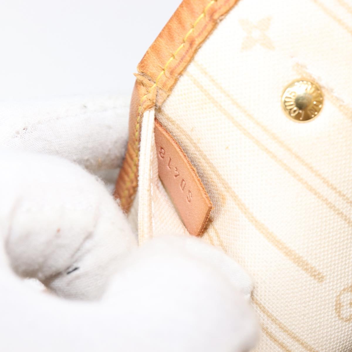 LOUIS VUITTON Damier Azur Neverfull PM Tote Bag N41362 LV Auth ep15839