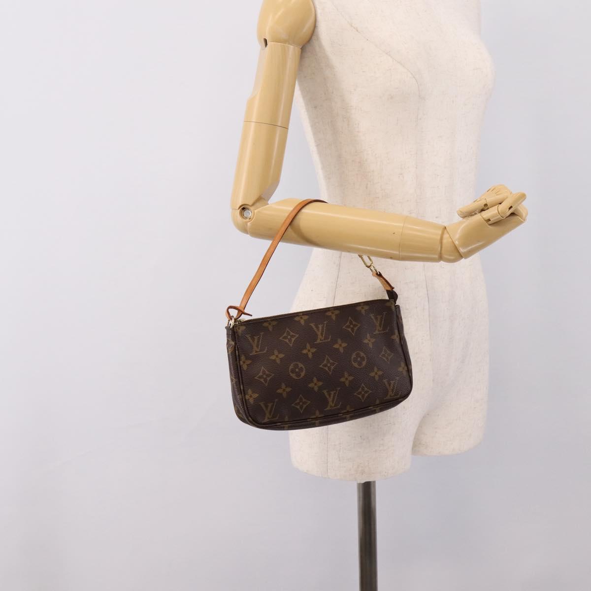 LOUIS VUITTON Monogram Pochette Accessoires Pouch M51980 LV Auth ep15841A