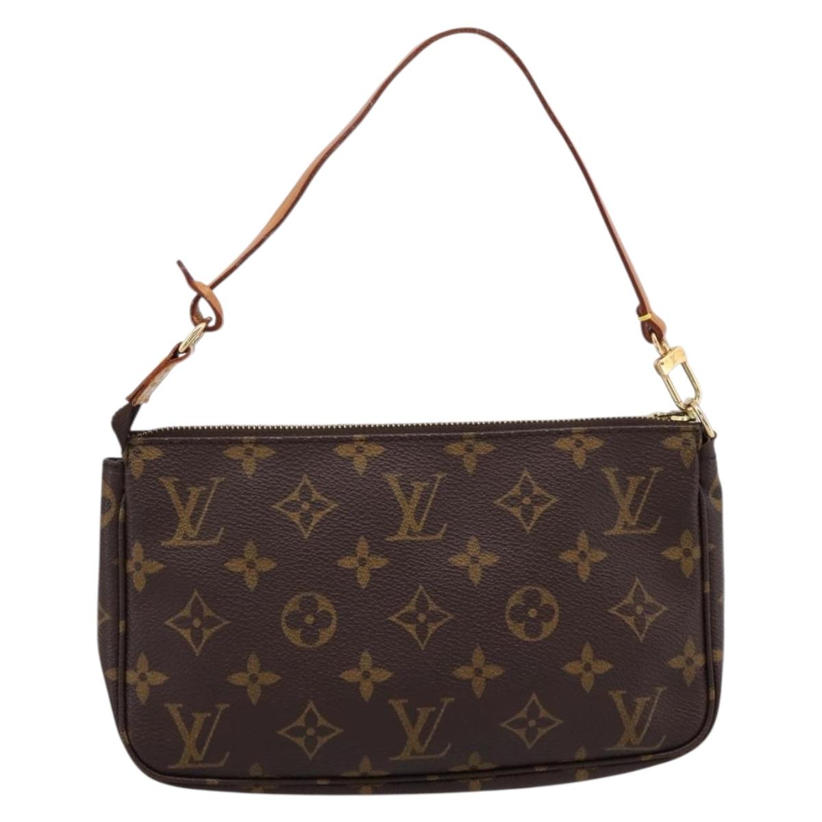 LOUIS VUITTON Monogram Pochette Accessoires Pouch M51980 LV Auth ep15841A