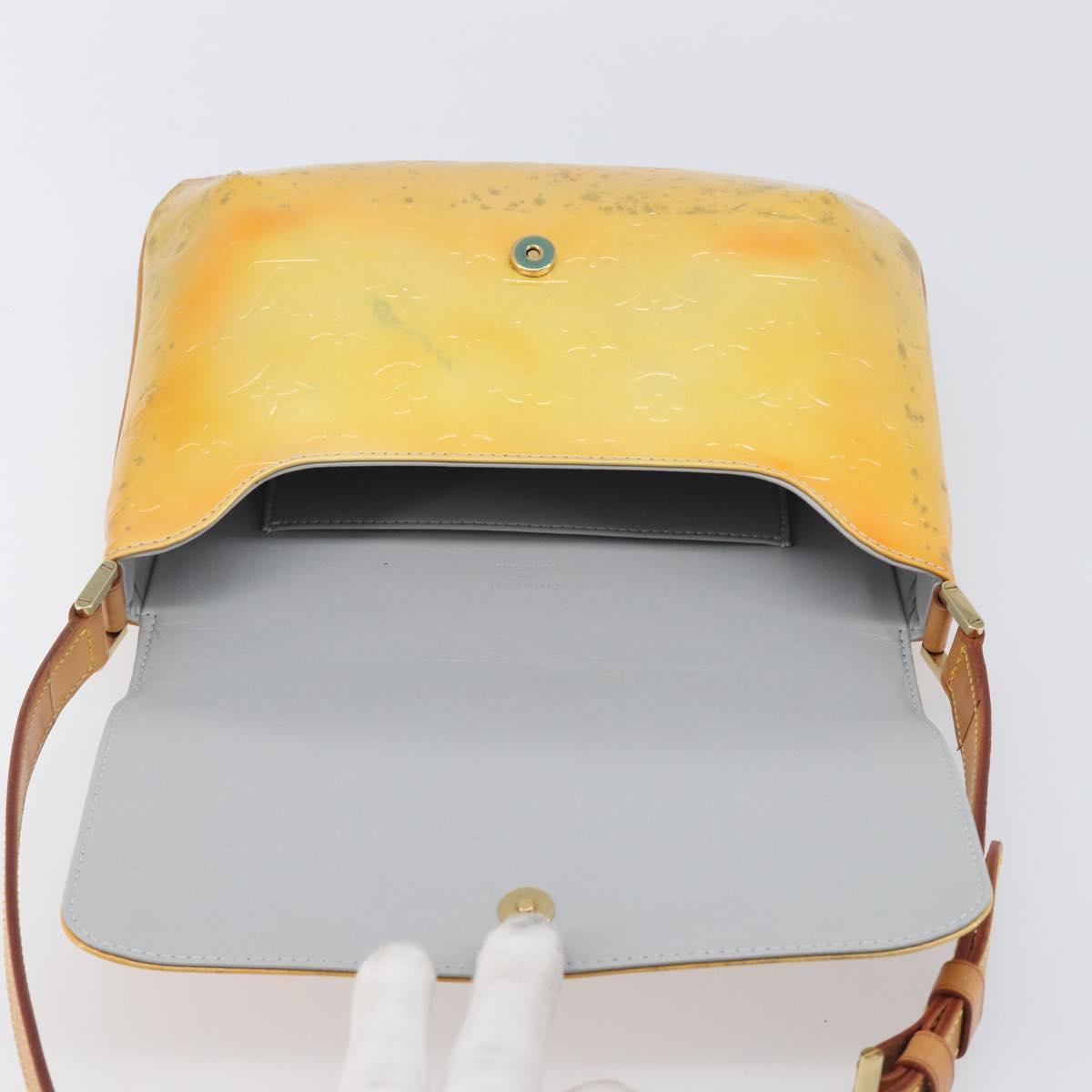 LOUIS VUITTON Monogram Vernis Thompson Street Bag Gris M91008 LV Auth ep15855