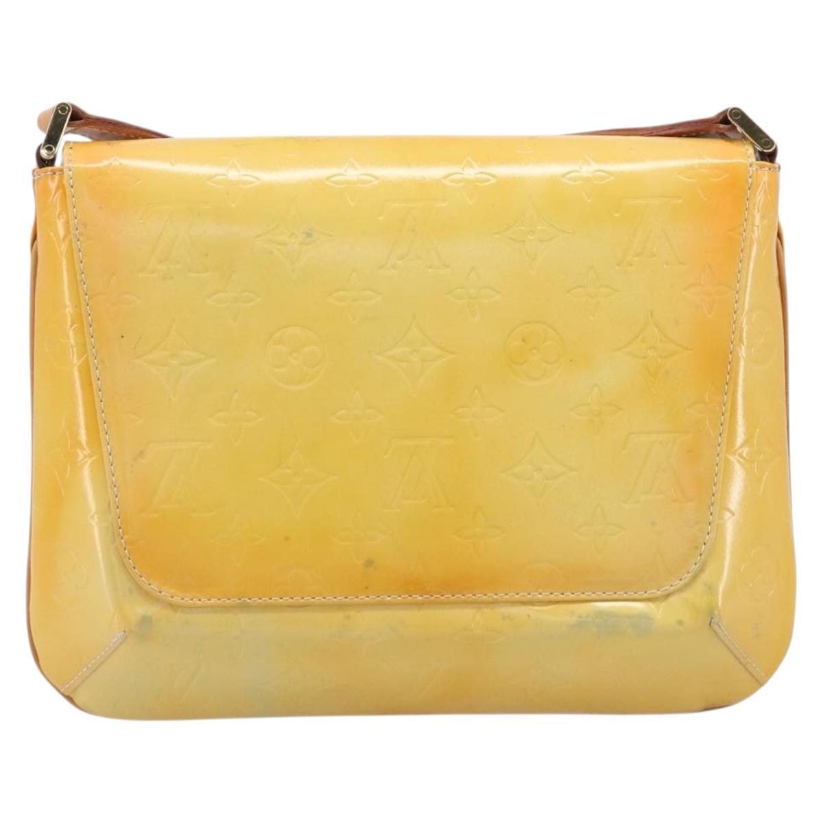 LOUIS VUITTON Monogram Vernis Thompson Street Bag Gris M91008 LV Auth ep15855