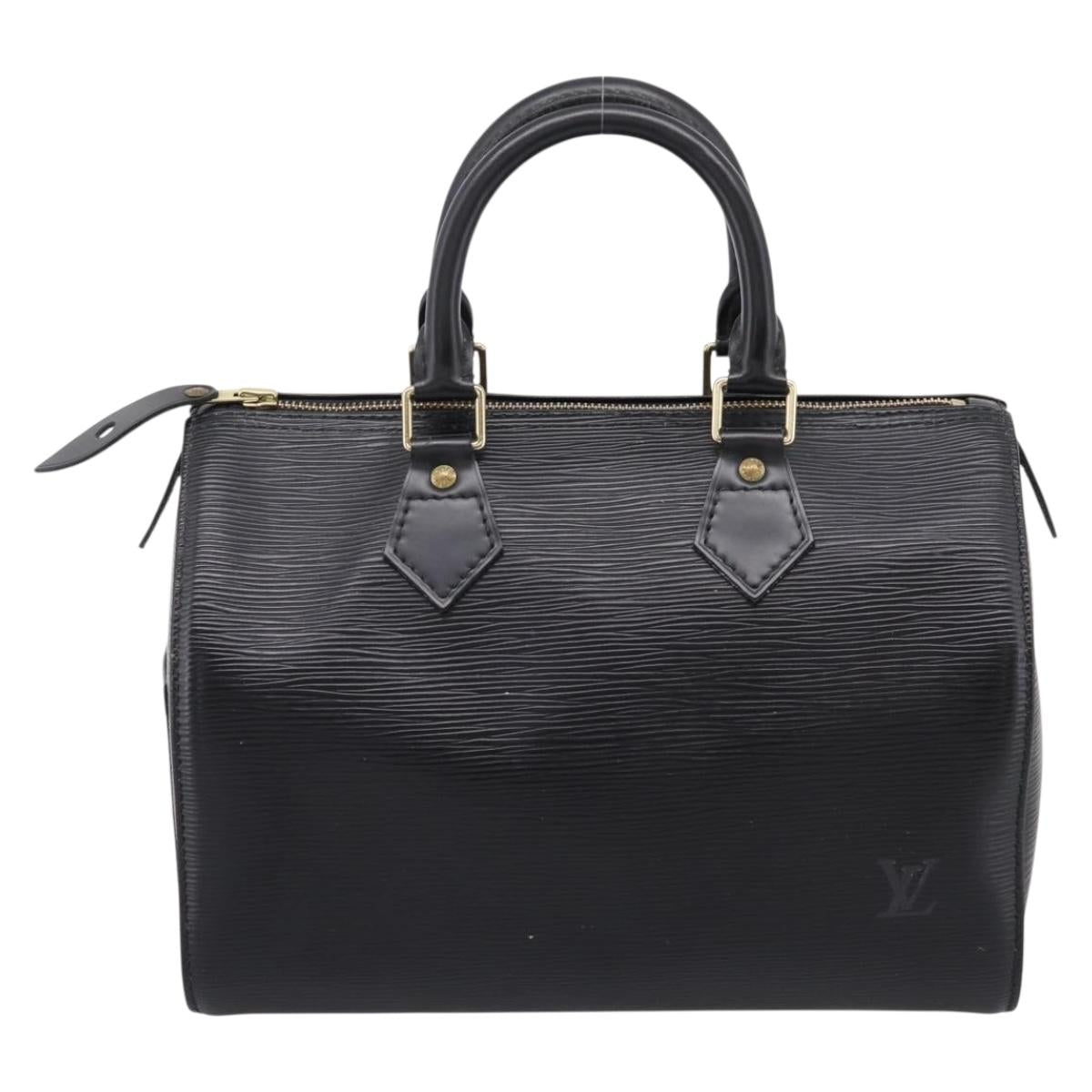 LOUIS VUITTON Epi Speedy 25 Hand Bag Black M59042 LV Auth ep15858A